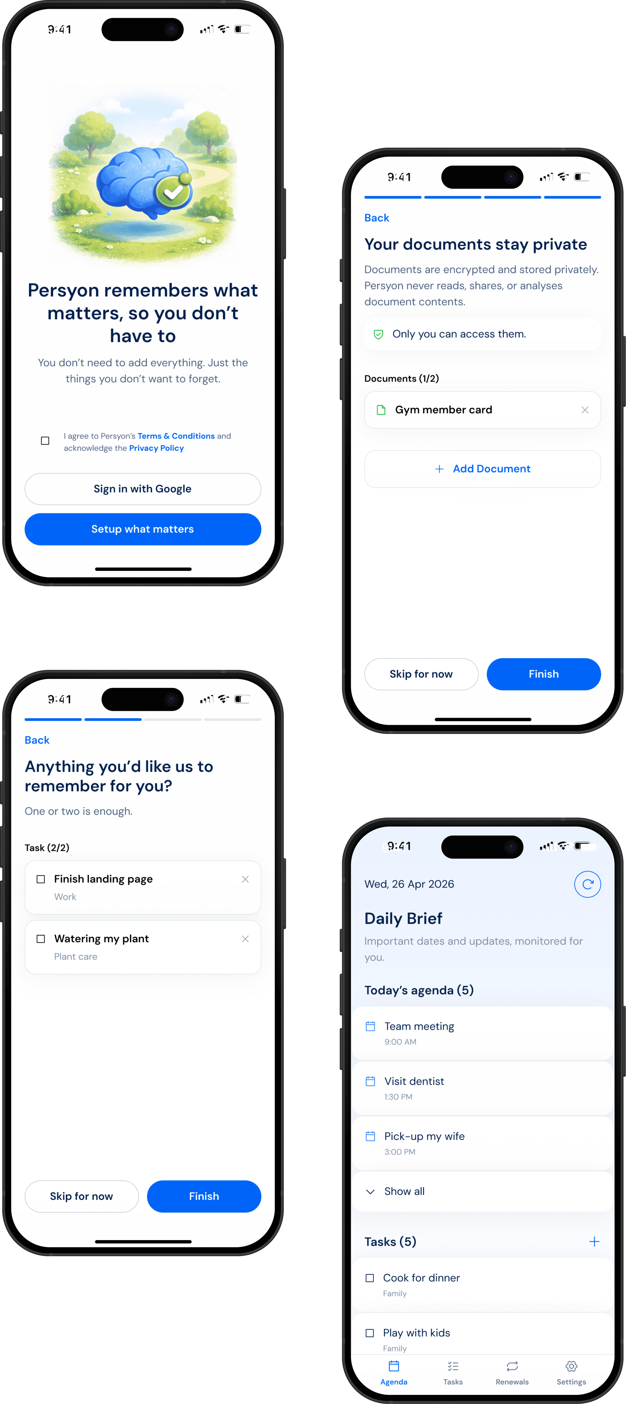 Persyon — AI personal assistant